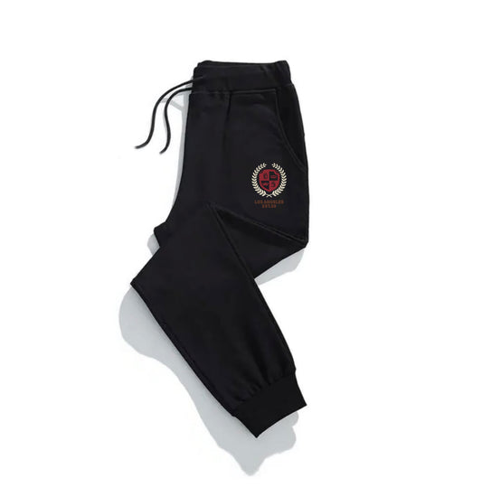 B.S. University Black Joggers
